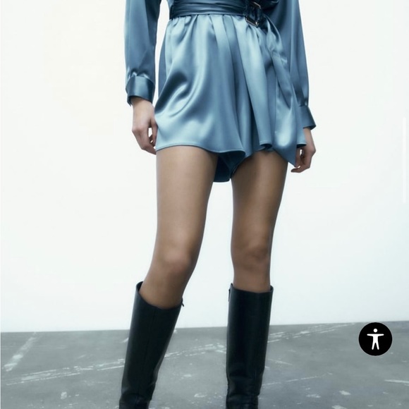 Zara buckle satin effect jumpsuit - Picture 4 of 10